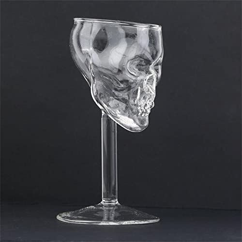 Óculos de Esqueleto, óculos de Rosto de Caveira de Vidro Transparente, Usados ​​para Armazenar Uísqu