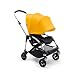 "Bugaboo Bee 5, el Cochecito Ligero y Plegable, Negro/Amarillo Sunrise "