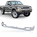 CarPartsDepot, Pickup Front Chrome Bumper Face Bar 4WD Steel Replacement, 341-44503-10 TO1002104 5210135090