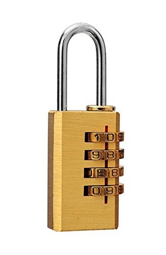 SHB 4 Digit Brass Number Lock Small Bag Lock Travel Lock Luggage Resettable Password Locks Combination Padlock-image-47