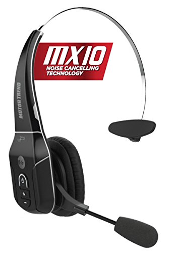 Premier Motor Trend Bluetooth Headset Wireless with Mic Noise Cancelling, MX-10 Noise Cancellation