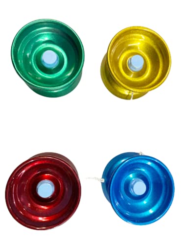Image of Fine Quality High Gloss high Speed Metal YoYo Spiner Toy (1 pcs) (Color May Vary) Make in India(Multi Color,Pack of 1)