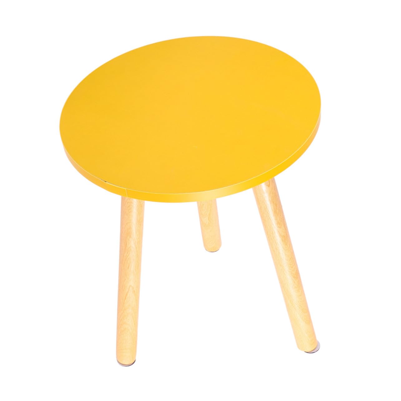 BESTOYARD Nordic Style Round Coffee Table Minimalist Wood Tea Table for Living Room Design Sturdy Safe Versatile for