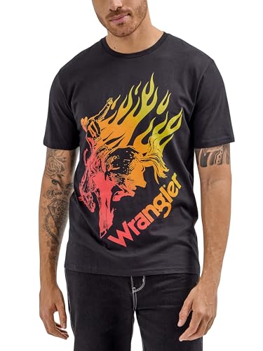 T-Shirt Hot Wheels Bronco Wrangler homme vintage à manches courtes