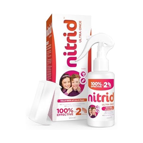 Nitrid Ultra Once All-in-One Lice Treatment Spray Cover