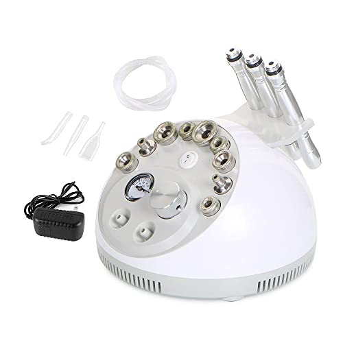 Sextupole Diamond Microdermabrasion Machine, Portable 2 in 1 Dermabrasion Machine Facial Care Equipment