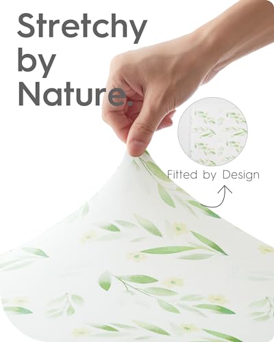 Image of Crib Sheets for Boy Girl, Premium Soft Crib Mattress Fitted Sheet, Ultra Breathable Baby Sheets, Super Stretchy Baby Bed Sheets 28''x52''x9'' Extra Deep Pocket, 2 Pack