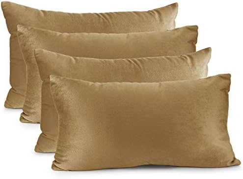 Nestl Throw Pillow Covers, Cozy Velvet Decorative Pillow Covers 1...