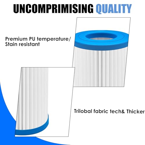 Image of Micron Filter Replacement works with Marineland Magnum and HOT Magnum Canisters, replaces PA0140, Water Polishing Filter Cartridge for Freshwater and Saltwater Tanks - 2 Pack
