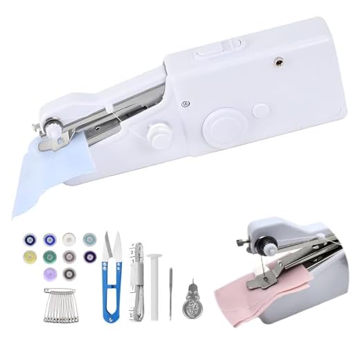 29 PCS Máquina de Coser Portátil, Mini Máquina de Coser Eléctrica Portátil, para Ropa, Telas, Cortinas, Bricolaje para Viajes en Casa