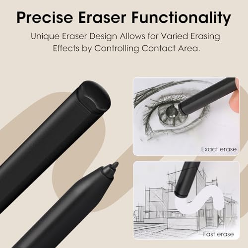 Image of Magnetic Stylus for Remarkable 2 Pen with Eraser, EMR Digital Stylus for Remarkable Replacement Pen Marker Plus, Digital 2 Stylus Alternative Marker Plus for Wacom /Kindle Scribe /BOOX /EMR Devices