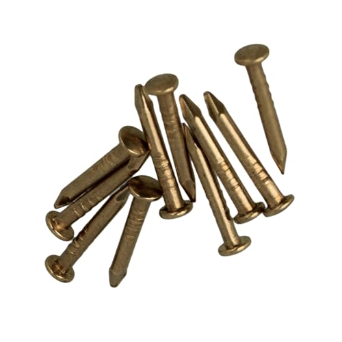 200 clavos decorativos de aleación de cobre para muebles 0.4x0.1 pulg miniatura 2