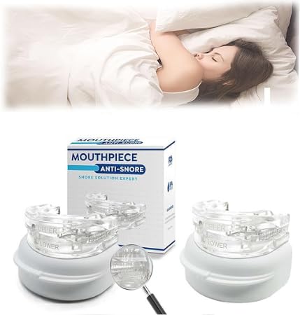 Dream Hero Mundschutz, Dream Hero Anti-Schnarch-Mundschutz, Anti-Schnarch-Anti-Molar-Silikon-Zahnspange, Besser schlafen (2 PCS)