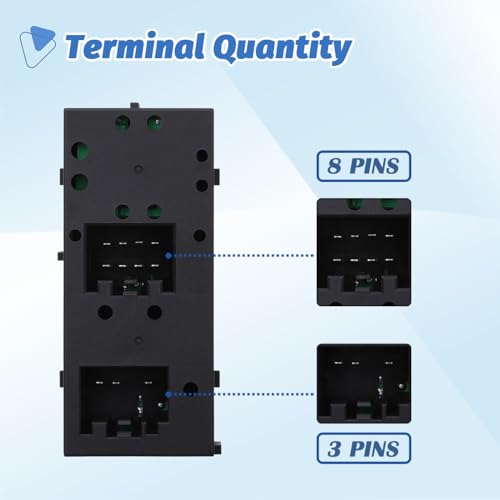 image for AiYiGu Power Window Control Switch Master Door Button Compatible with 