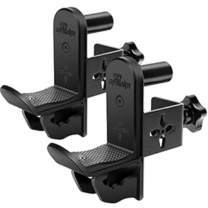 BRTGYM J Hooks Power Rack for 2×2 Squat Rack Power Cage, 1000lbs Capacity J Cups, 5GA Steel Constructed