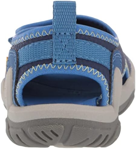 KEEN Knotch River Open Toe Sandals, Bright Cobalt/Blue Depths, 11 US Unisex Little Kid | Image 2