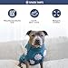 Spark Paws Strick Hundepullover – Ultrasofter, Warmer Winterpullover für kleine, mittlere & große Hunde – Dehnbarer Hundepullover für French Bulldogs, Pitbulls, Hündinnen & Rüden, (Flower,3XL)