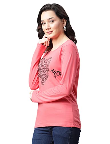 Image of OM SAI LATEST CREATION Women's Plain Lycra with Plain Design on HaOSLC-Sleeve Regular Fit Office wear,Casual wear Top