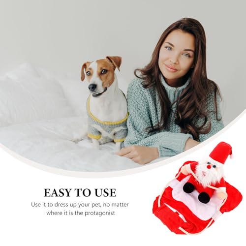 Disfraz para perros Santa Claus M rojo miniatura 5