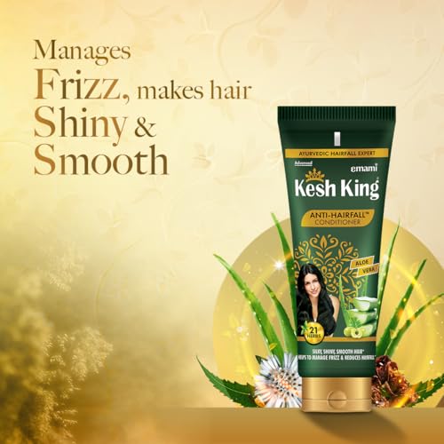 Image of Kesh King Gold Anti Hairfall Kit, Reduces Hair Fall, Makes Hair Strong, Strengthens, Nourishes & Conditions Hair, For Soft, Smooth & Voluminous Hair, for men and women, 800 ml