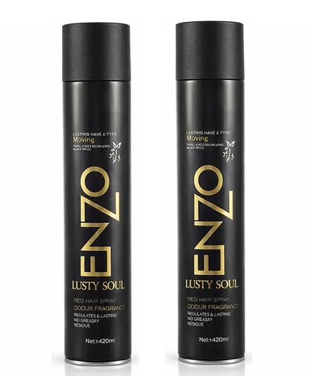 Professional Hair Spray 420ml | Strong Hold Styling Spray | Long Lasting | No Greasy Residue | All Hair Types | Salon Finish Hair Fixer (Black) (set of 2)-image-22