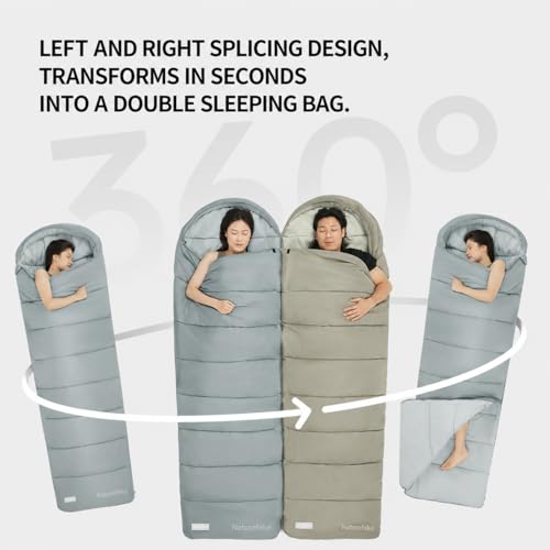 Naturehike Bolsa de Dormir para Camping - 3 Temporadas, Ligera y Resistente al Agua, para Adultos y Niños miniatura 4