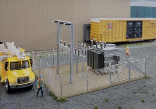 Walthers Cornerstone Small Substation 933-4175 HO Scale Model Railroad - Structure Kit