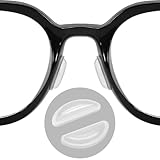 10 Pairs Adhesive Soft Silicone Air Chamber Eyeglass Nose Pads, Comfortable Air Bag Nosepads for Eyeglasses Glasses Sunglasses, 2mm