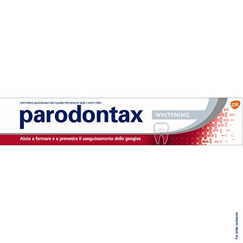 Miniatura 2 de Parodontax Pasta dental blanqueadora de uso diario con flúor, elimina suavemente las manchas de los dientes para ayudar a mantener la blancura natural de los dientes, 75 ml (Paquete de 2)