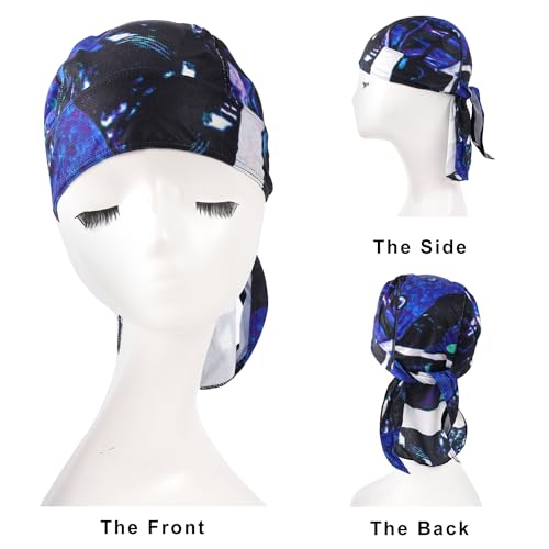 Image of DOCILA 3 Pcs Skull Caps for Men Fashion Sweat Wicking Helmet Liner /Hard Hat Beanie Breathable Motorcycle Cycling Sports Cap