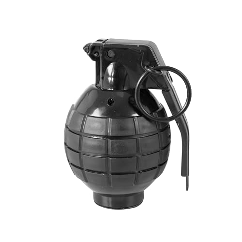 P'TIT Clown - 60201 - Fausse Grenade Sonore et Lumineuse - Arme Factice, Accessoire de Déguisement - pour Carnaval, Cosplay, Halloween, Fêtes à Thèmes, Soirées Costumées - Plastique