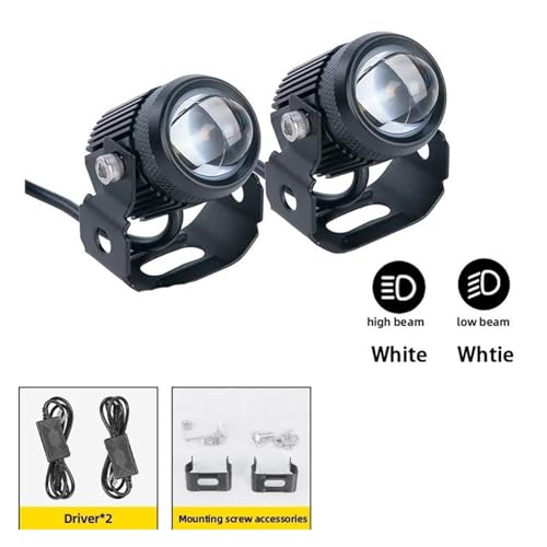 Luces auxiliares moto para rutas nocturnas seguras y conducción todoterreno en coche o SUV 2