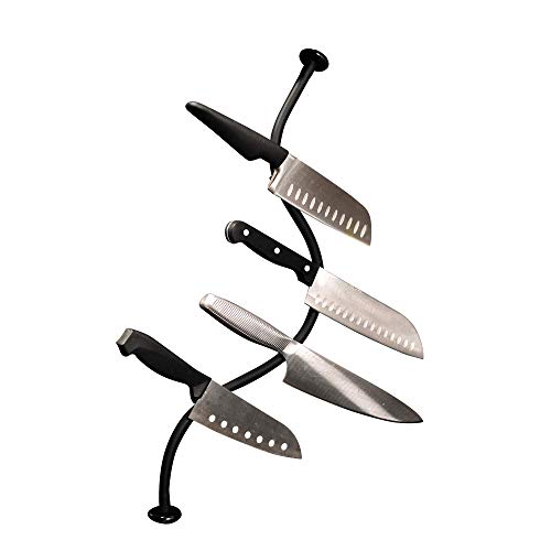 NuuForms Flexible Magnetic Tool, Knife & Utensil Holder. Mounts on Refrigerator, Stove, Vehicle and Metal Surfaces. for The Garage, Kitchen or Workshop. Powerful Neodymium Magnets.