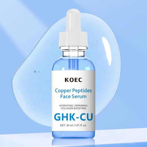 Generic the Copper Peptide Serum for Face with Ghk-cu,Hyaluronic Acid & Multi Peptide Serum for Fine Lines,Firming Korean Skincare,Skin Elasticity 1.01Fl Oz