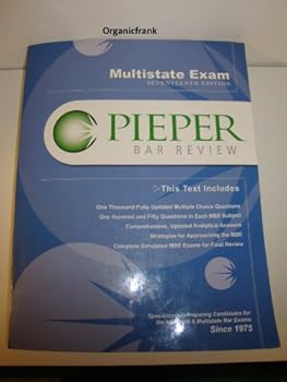 Paperback PIEPER BAR REVIEW: Multistate Exam, 17th Edition Book