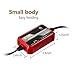 [2-Pack] FOVAL Fully Automatic Trickle Charger, 1000mA 12V Smart car Battery Charger, Battery Maintainer, Float Charger for Motorcycle Car Lawn Mower Boat SLA ATV Wet Gel Cell Lead Acid Batteries
