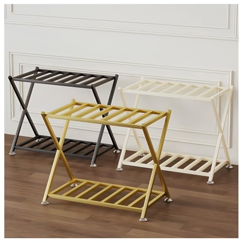 Étagère de rangement pour valise au design noir moderne - 4
