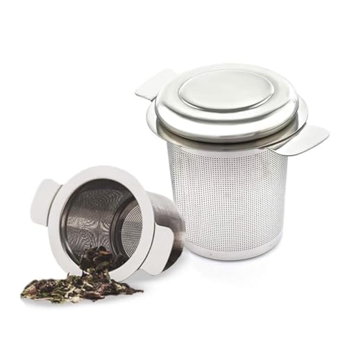Image of VAHDAM, Classic Tea Infuser | Tea Infusers for Loose Tea | 18 /8 Stainless Steel Loose Tea Steeper | Best Tea Strainers for Loose Tea | Tea Diffuser | Loose Leaf Tea Infuser | Gift for Him /Her