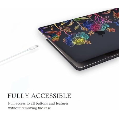 Image of Fancity Case Compatible with MacBook Air 13 Inch 2017, Model A1466 A1369 Hard Plastic Cover Matte Protective Case with Keyboard Cover for Old 2010-2017 Air 13.3 Inch Without Touch ID, Color Rose