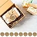 300 Made with Love Stickers1.75 with Gold Foil - for Small Business Owners, Handmade Goods, Bakery, Cookies, Cake Boxes, Bread, Chocolate Boxes, and Other Home Goods