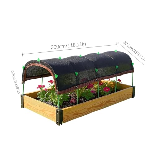 Malla de sombra para jardín que reduce el calor en perreras 7