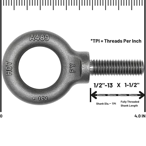 Image of Bulk Carton of 90 Pcs Lifting Shoulder Eye Bolts 1 /2 inch-13 X 1-1 /2 inch