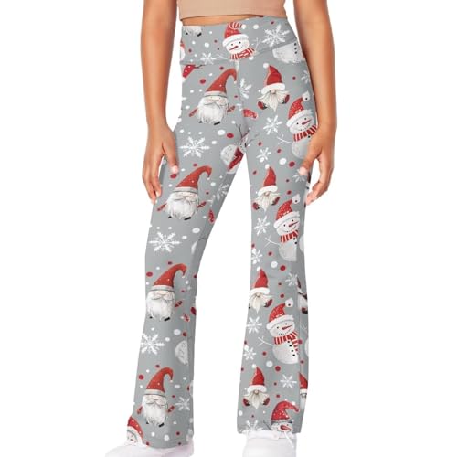 YEXIATODO Girls Leggings Flare Yoga Pants Stretchy Bell Bottoms Athletic Leggings for Toddlers Kids3