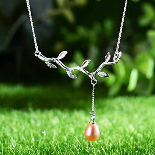 Collier perle naturelle argent 925 anti-allergie résout le problème de peau sensible