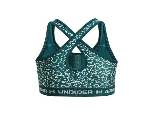 Image of Under Armour Crossback Mid Impact Heather Bra