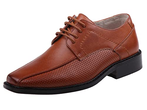 Image of Joseph Allen Men's Boys Classic Styles Oxfords, Derbys, Monks and Loafers Casual Dress Formal Shoes Assorted Colors (Toddler to Adult Sizes)