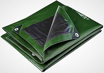 Heavy Duty Double Shade Black & Green Heavy Duty Plastic Tarpaulin Cover 30 ft x 20 ft 100% Virgin UV Treated 300 GSM UV Stabilization Tirpal Tadpatri Waterproof Plastic Sheet