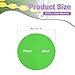 PATIKIL Spot Markers 9 Inch, 6 Pcs Non-Slip Floor Dots Agility Markers Flat Field Cones Poly Dots for Gym PE Speed Training Dance Soccer Basketball Sports, Green