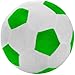 Hinleise Cojín de peluche para pelota de fútbol y deportes de peluche para niños pequeños, regalo de 8 pulgadas, verde