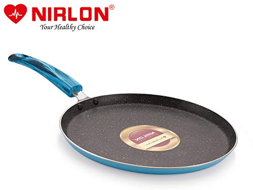 Image of Nirlon Blue Sea Non Stick Aluminium Flat Dosa Tawa
